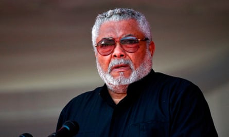 Former Ghana President Jerry Rawlings
