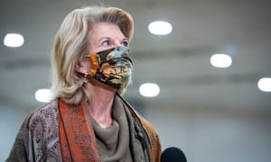 Lisa Murkowski on Capitol Hill on 10 February.