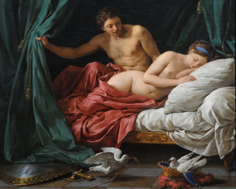 A painting of Mars and Venus from 1770, from the collection of the J Paul Getty Museum, Los Angeles.