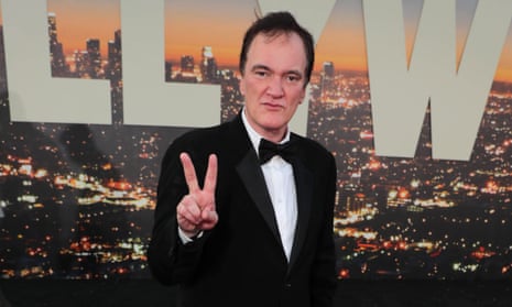 Tarantino at the LA premiere of Once Upon a Time ... in Hollywood.