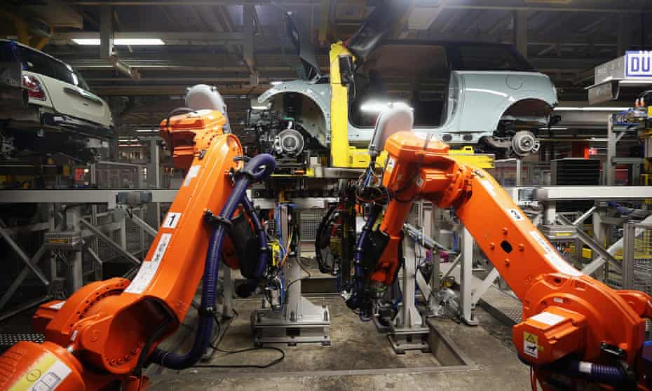 BMW's Mini production line at Cowley