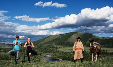 Horse riding and yoga in Mongolia