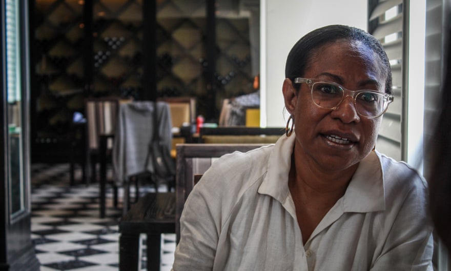 Dulciana Somare-Brash at the Grand Papua Hotel