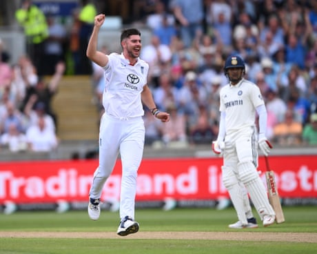 England v India: second men’s cricket Test, day two – live