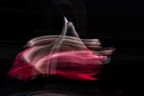 Tomoka Miyazaki of Japan competes in the women’s singles first round match of badminton’s Japan Open.