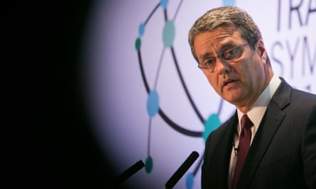 The WTO director general, Roberto Azevêdo