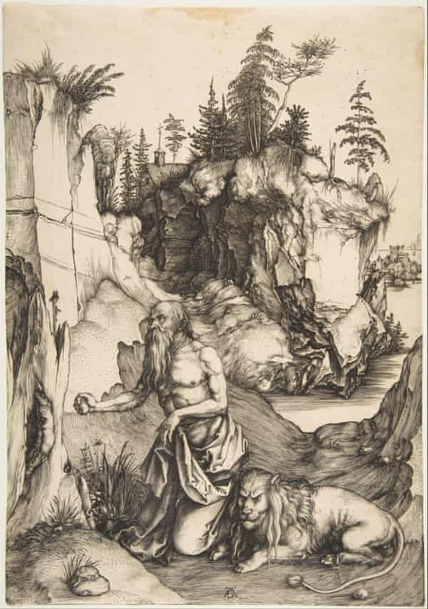 Saint Jerome Penitent in the Wilderness, c1496.