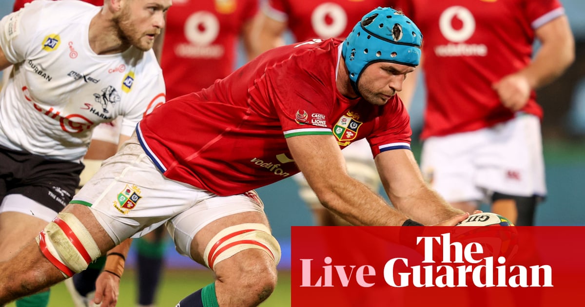 Sharks v British & Irish Lions: tour match – live!