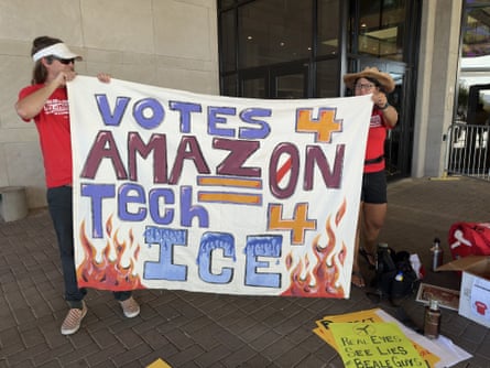 people holding signs