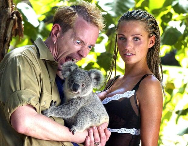 Lydon  with Katie Price during his appearance on I’m a Celebrity… in 2004.