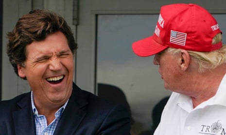 Trump and Tucker Carlson were codependent. Their Venn diagram was one angry white circle | Fox News | The Guardian