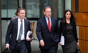 Westpac lawyers leave the Commonwealth law courts in Melbourne on Thursday, May 24, 2018.