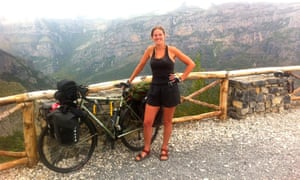 The writer on the top of the Prokletije range on the Albania-Montenegro border
