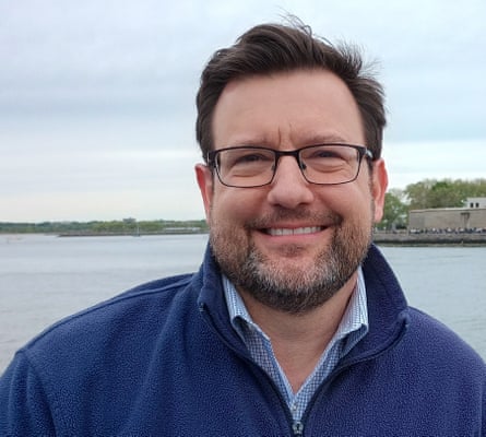 a man in glasses