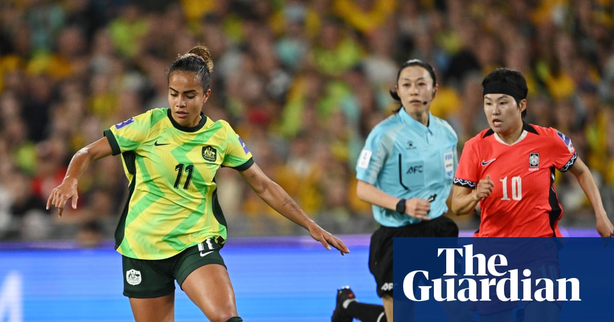 Matildas score late in see-sawing draw with South Korea as top spot slips away at Women's Asian Cup