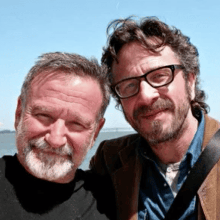 Maron with Robin Williams in 2010.