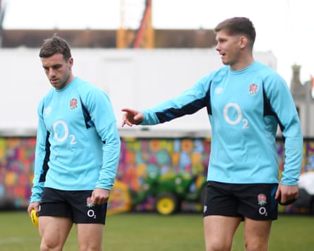 Old friends George Ford (left) and Owen Farrell