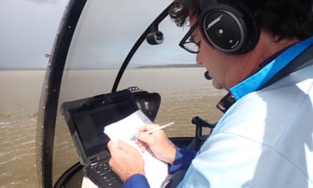 James Cook University’s TropWater Centre undertaking aerial monitoring of seagrass meadows.