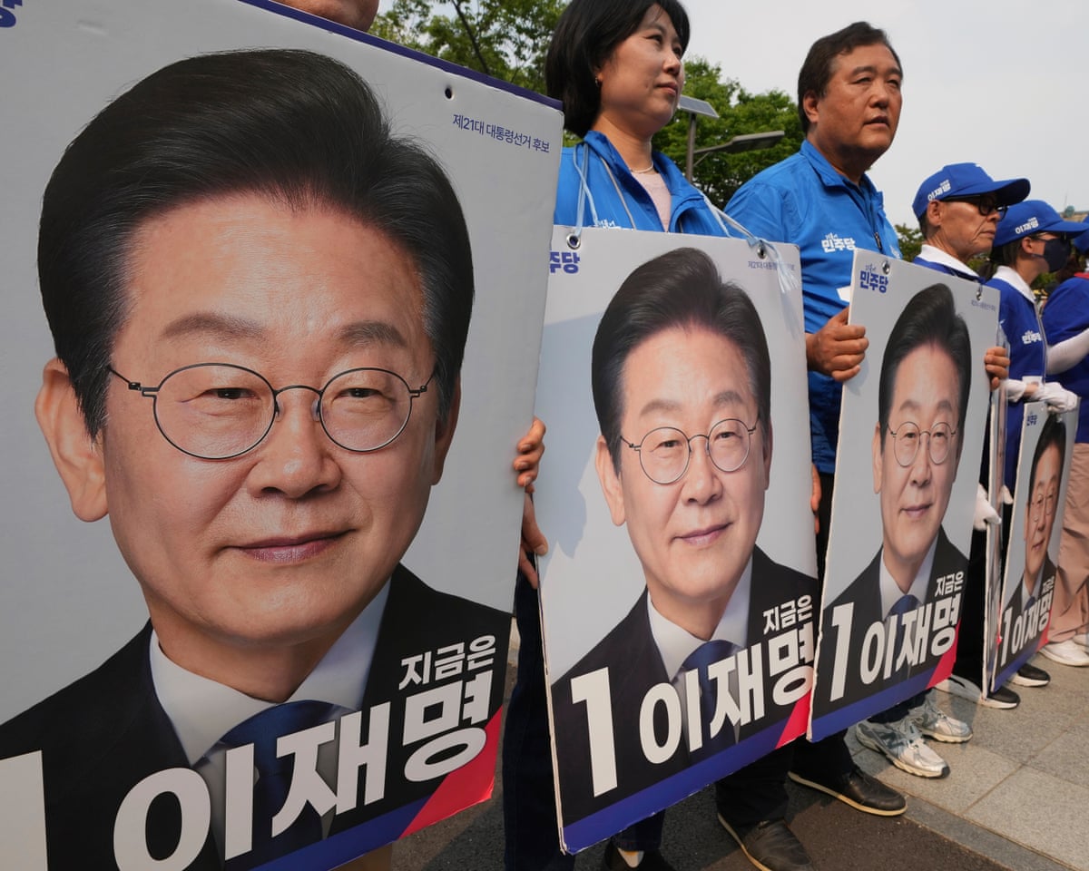 Lee Jae-myung Warns Against Return of 'Insurrection Forces' in Election Speech