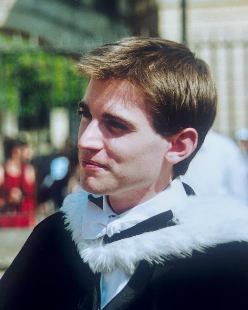 Christopher Stephens at Oxford University in 2003 – the year he met Roger