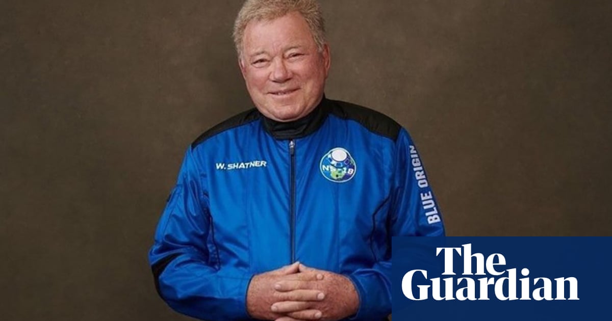 Ground control to Captain Kirk! William Shatner is off to the final frontier, for real