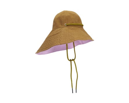Oas camel brim canvas hat