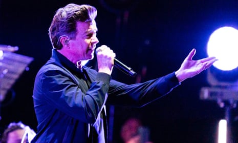‘Tonight, Matthew, I’m going to be …’ Rick Astley on stage. 