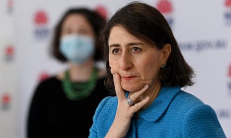 NSW Premier Gladys Berejiklian speaks to the media during a press conference to provide a COVID-19 update, in Sydney, Thursday, August 26, 2021. NSW recorded 1,029 new locally acquired cases of COVID-19 as the entire state continues in lockdown. (AAP Image/Bianca De Marchi) NO ARCHIVING