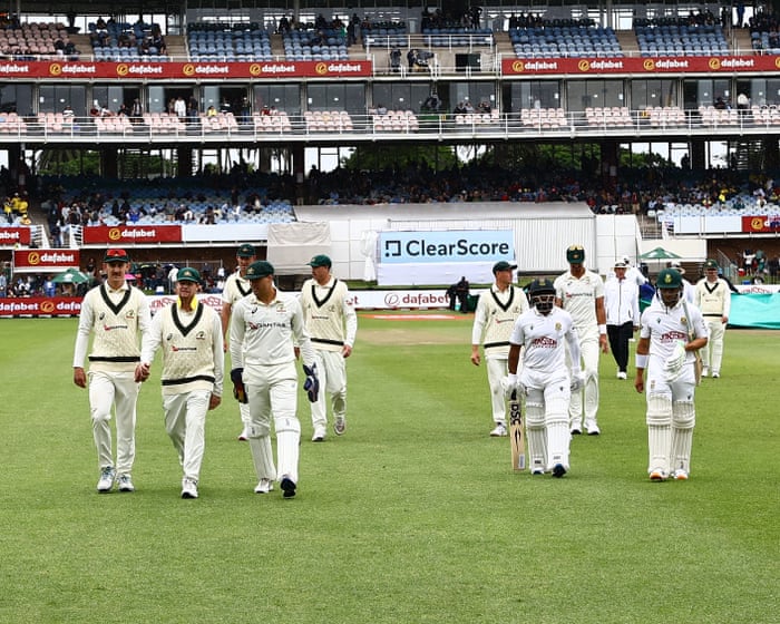 South Africa v Australia: second men’s cricket Test, day two – live