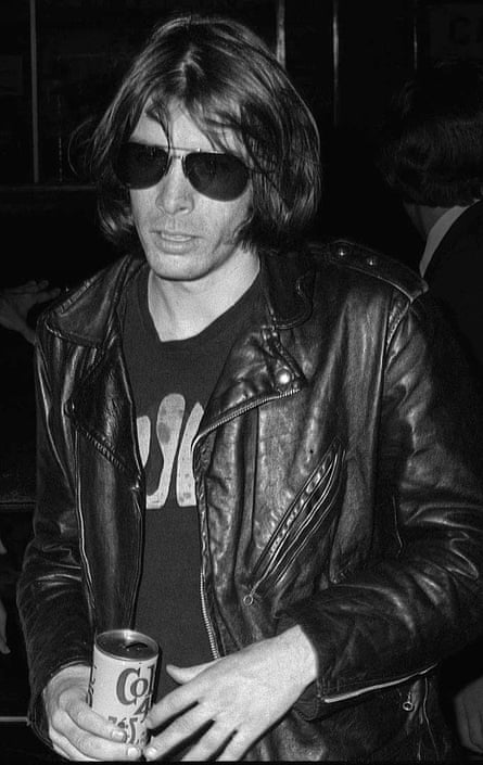 Man in leather jacket