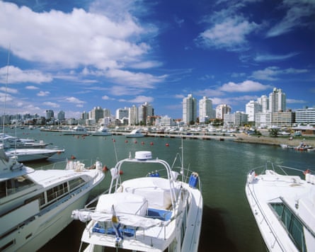 Punta del Este harbour. The Uruguayan city has been likened to Monaco.