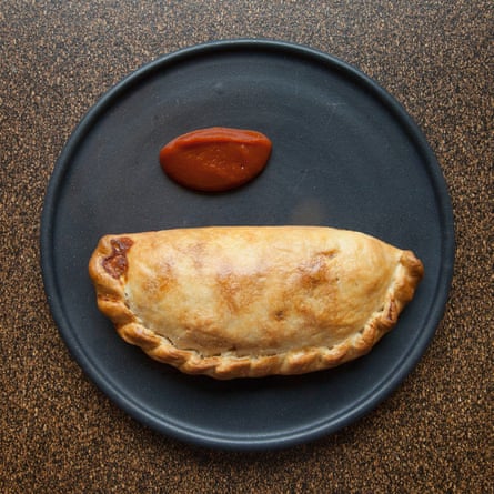 The Cheese Barge’s three cheese-and-onion pasty: ‘Humongous.’