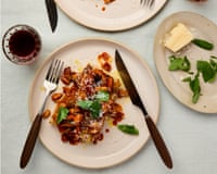 antipasti beans on toast