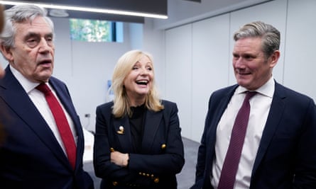 Gordon Brown, Tracy Brabin et Keir Starmer