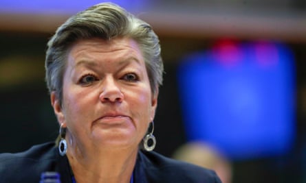 European commissioner for home affairs Ylva Johansson.