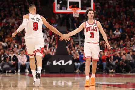 Josh Giddey and Nikola Vucevic are enjoying a hot start to the NBA season with Chicago Bulls
