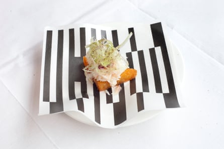 ‘Smart and privileged’: Crab and pomelo rosti