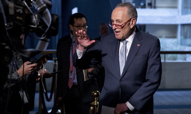 Chuck Schumer said he was committed to worker protections to ensure industry loans did not lead to corporate waste.