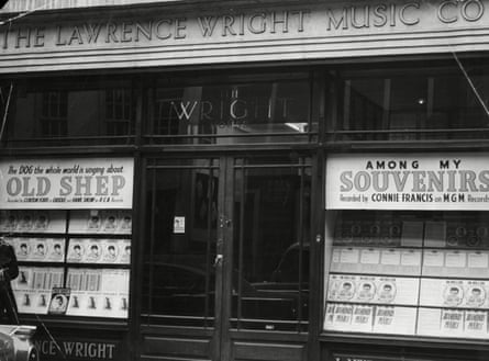 Lawrence Wright’s premises on Denmark Street.