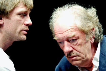 With Daniel Craig, left, in Caryl Churchill’s A Number at the Royal Court in 2002.