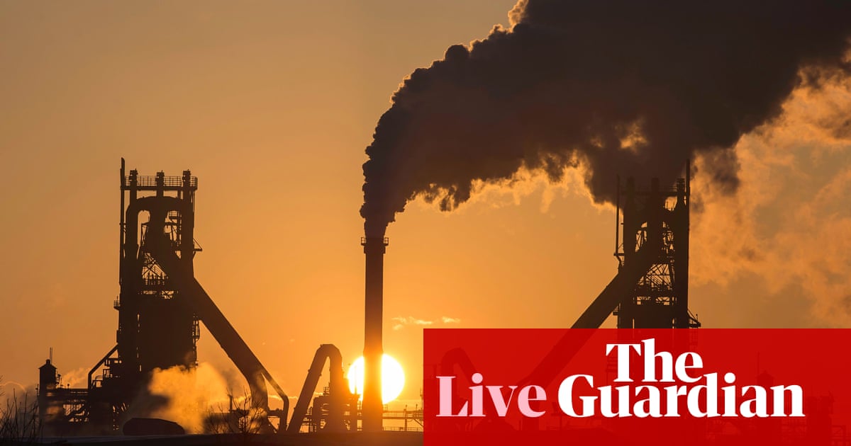 Ministers scramble to keep Scunthorpe steelworks running UK politics live