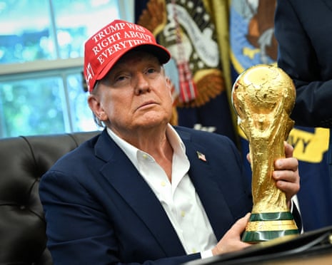 Donald Trump warns World Cup games may be moved from 'dangerous' cities | World Cup 2026 | The Guardian