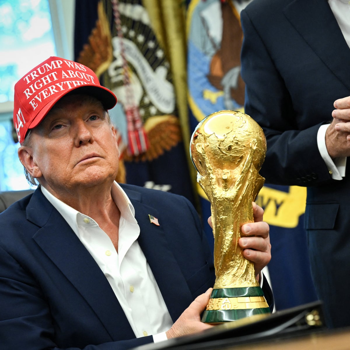 Infantino's latest Oval Office show reminds us Trump will be inescapable at the 2026 World Cup | World Cup 2026 | The Guardian