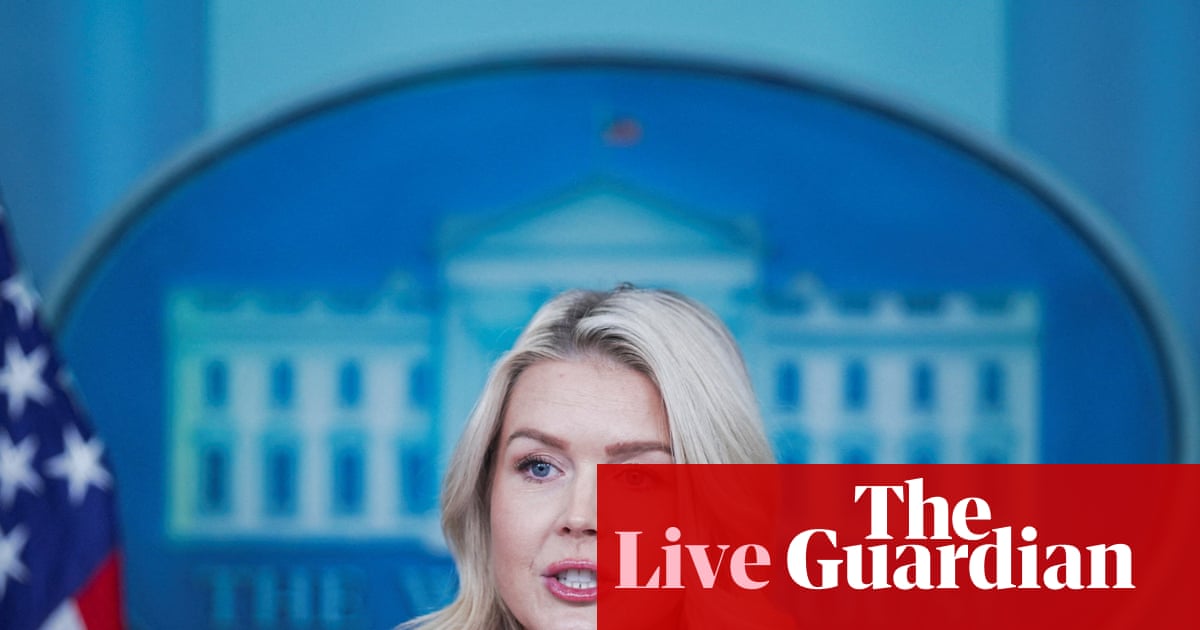 White House doubles down on Tulsi Gabbard’s presence at FBI raid of election center – live