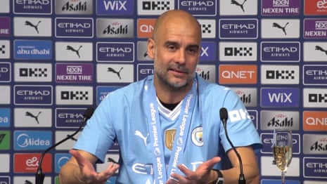 'So what next?' Pep Guardiola admits he is struggling for motivation after title triumph – video