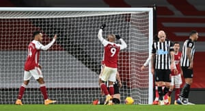 arsenal 3 0 newcastle premier league as it happened football the guardian