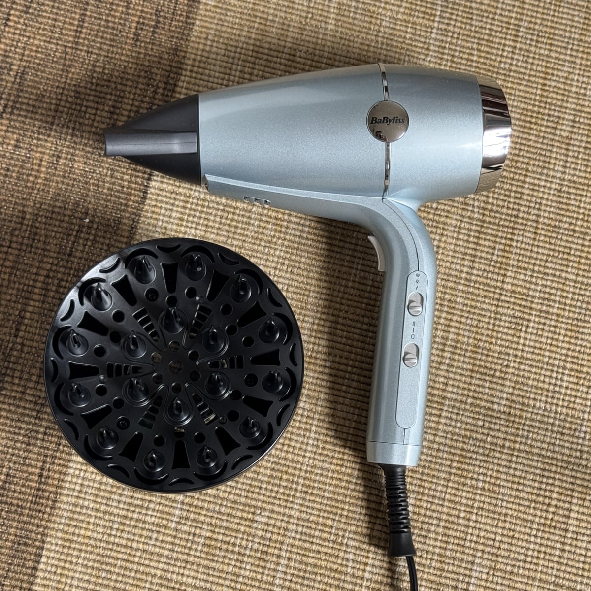 BaByliss Hydro Fusion hairdryer.