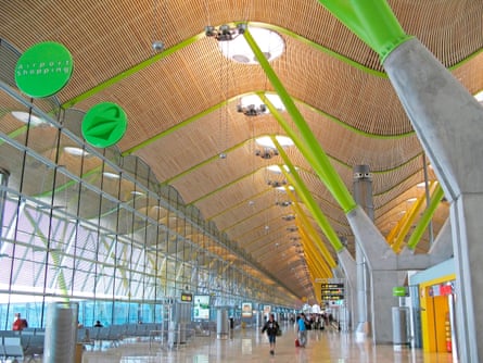 Madrid Barajas airport, Spain, for which Richard Rogers won the 2006 Stirling prize.