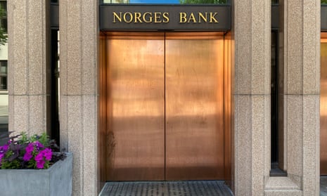 Norway’s central bank (Norges Bank) in Oslo