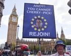 Tony Blair says Britain should work towards rejoining EU in next 10 years